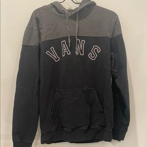 Vans Black and Gray Men's Hoodie